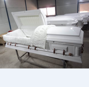 Белая корзина WESTON, шкатулка и погребальный гроб, цены - Product Image 1