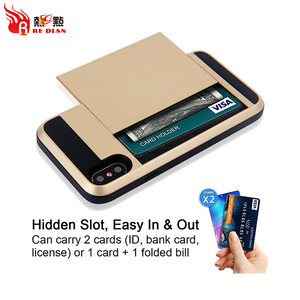Gran venta caja del teléfono de <span class=keywords><strong>la</strong></span> ranura para tarjeta, cubierta de <span class=keywords><strong>la</strong></span> caja protectora para Iphone8 - Product Image 5