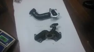 Aço carbono 4 manifold e downpipe para 4 4efte starlet ep82 4efte