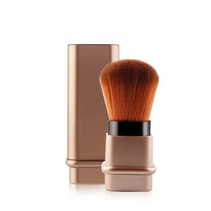 Pincéis retráteis para maquiagem, ferramentas cosméticas para pó, base, blush, rosto
