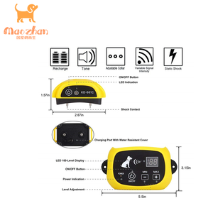 Valla eléctrica de invisibilidad inalámbrica de fábrica, imágenes de perros, valla interior/exterior con collar recargable - Product Image 4