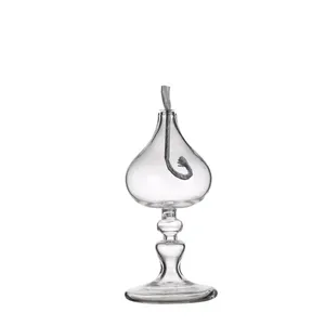 Настольная декоративная Современная прозрачная стеклянная масляная лампа ручной работы