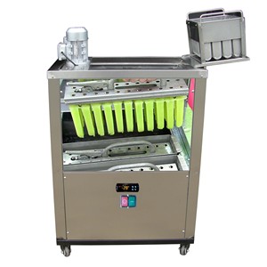 Machine automatique de fabrication de sucettes glacées commerciales de type brésilien CE ISO NSF Italie Gelato <span class=keywords><strong>Fanta</strong></span> Stick à 2 moules - Product Image 1