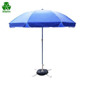 Sombrilla de Playa Promocional Ty, Resistente al Viento, al Sol y al Agua, Manual, Minimalista, de 48 Pulgadas, con Techo de Paja - Product Image 6