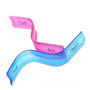 Promotion Gift Kids Soft Benable Flexible Plastic Straight Ruler