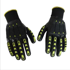 Olio <span class=keywords><strong>Anti</strong></span> taglio trasporto nave perforazione assicurazione del lavoro guanti antiurto antiurto TPR resistenti all'usura - Product Image 1