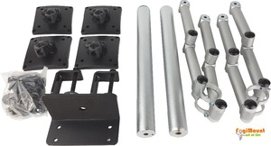Multi <b>Monitor</b> Stand with Flexible <b>Arm</b> <b>Desk</b> Clamp <b>Mount</b> for LCD in Stock - Product Image 6