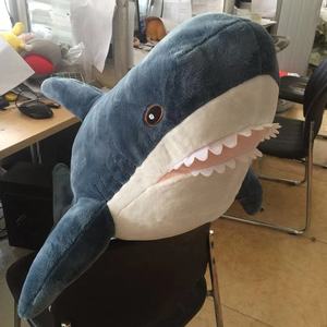 공장 도매 판매 냉동 블루 상어 박제 동물 패스 플러시 장난감 - Product Image 2