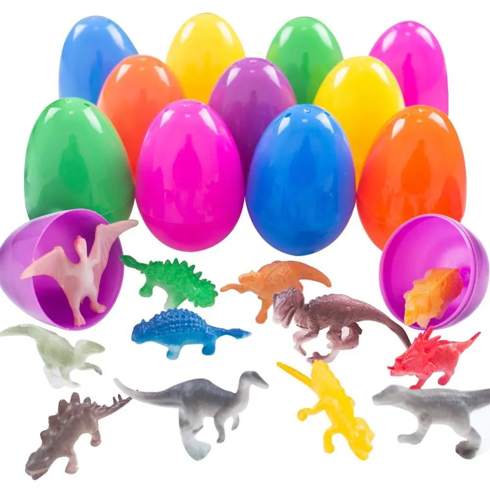 wholesale custom print surprise plastic egg capsule toy for kids