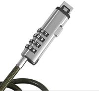 Personalizado a 4 Digital USB portátil Cable de seguridad de bloqueo para computadora y