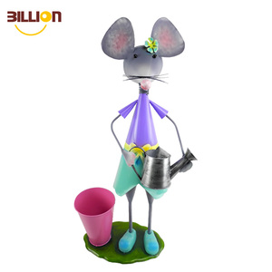 Main Mignon Petite Souris <span class=keywords><strong>Pas</strong></span> <span class=keywords><strong>Cher</strong></span> Métal Pots <span class=keywords><strong>De</strong></span> Fleurs - Product Image 1