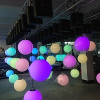 Boule lumineuse cinétique LED flottante à éclairage DMX512 pleine couleur pour fête