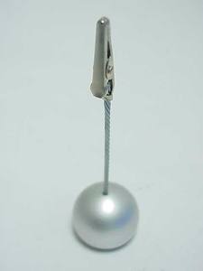 Base triangulaire en aluminium Porte-cartes à mémo en papier - Product Image 5