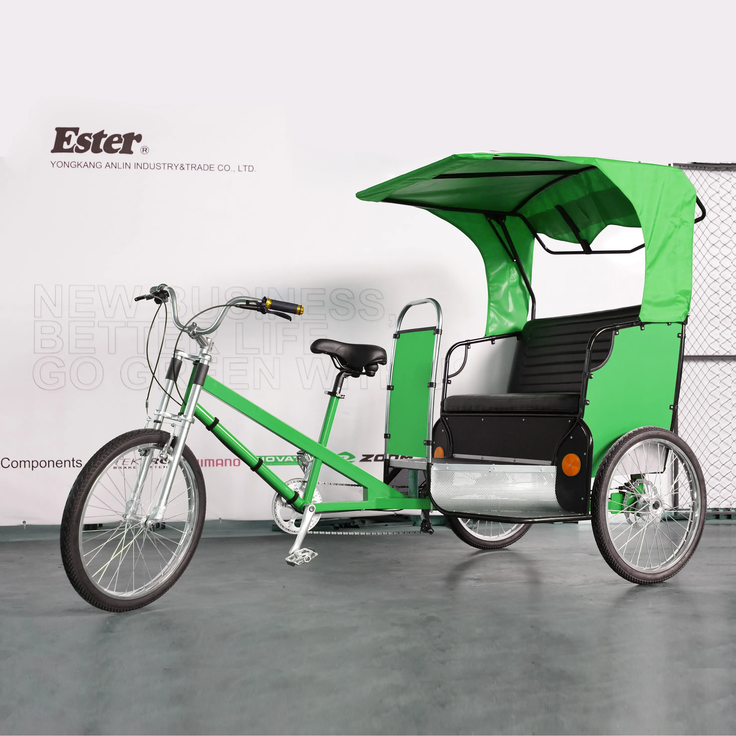 Umani Alimentato Pedicab Risciò Pedicab Made In China