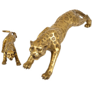 Astratta del Metallo animale cast Bronzo animale scultura a grandezza naturale bronzo <span class=keywords><strong>panther</strong></span> statua - Product Image 6