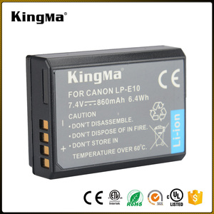 KingMa Rechargeable Appareil Photo Numérique <span class=keywords><strong>Batterie</strong></span> 860 mAh LPE10 LP-E10 <span class=keywords><strong>Batterie</strong></span> pour <span class=keywords><strong>Canon</strong></span> EOS 1100D <span class=keywords><strong>1200D</strong></span> KISSX50 1300D - Product Image 1