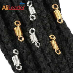 AliLeader encantos tubo de Metal cuentas para Dreadlock pelo trenzado - Product Image 5
