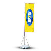 Ruituoye — drapeau en aluminium en forme de couteau, drapeau plume extérieur pour la Promotion