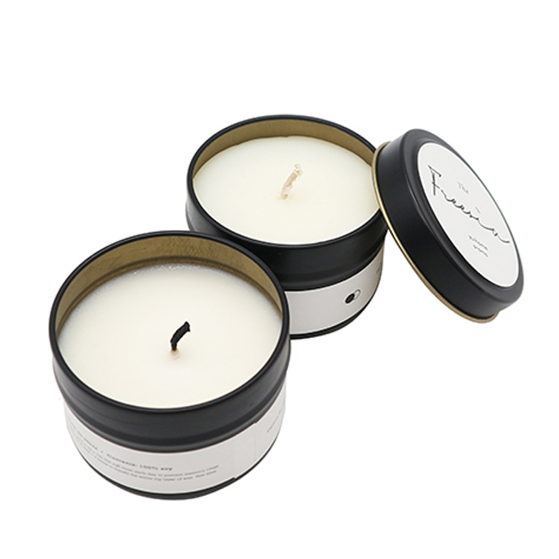 Оптовая продажа, европейская Милая декоративная Рождественская Роскошная уникальная маленькая круглая подарочная коробка для свечей