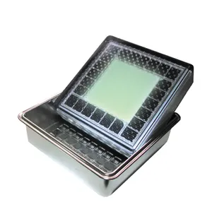 스테인레스 스틸 방수 IP68 주택 태양 전원 (충전) 야외 LED 지상 벽돌 빛 MS-2200