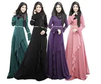 Популярное офисное платье от производителя для женщин, исламский дизайн, Дубай, абайя, высокое качество, костюм кафтан, сальвар