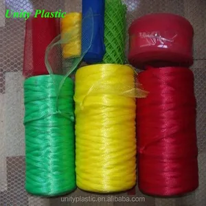 Good-use plastic extruded packing net,colourful plastic net bag