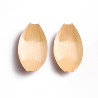Plateau à sushi en bois écologique, plateau à feuilles, plateau à sushi de qualité alimentaire, plateau à sushi pour la maison ou les fêtes