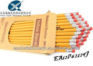 Hexagonal HB estándar a granel #<span class=keywords><strong>2</strong></span> lápices color amarillo lápiz número <span class=keywords><strong>2</strong></span> lápiz con borradores - Product Image 2