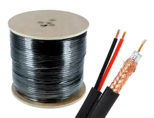 <span class=keywords><strong>สาย</strong></span>โคแอกเชียล Rg59 Rg58 <span class=keywords><strong>Rg6</strong></span> 2C พร้อมแหล่งจ่ายไฟสำหรับวิดีโอ - Product Image 1