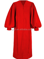 Bata de clero púlpito en el fabricante de Wesley rojo