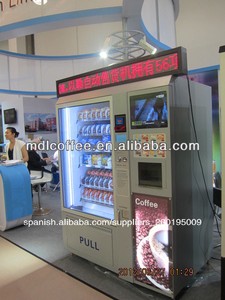Máquinas expendedoras de la moneda operado máquina de <span class=keywords><strong>café</strong></span> y snack/bebida fría con lv-x01 17 pulgadas pantalla lcd - Product Image 1