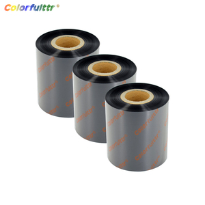 قسط أسود الشمع الراتنج الشريط 110 مللي متر * 300m طابعة باركود شريط نقل حرارة - Product Image 2