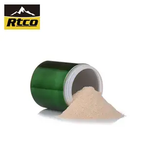 Rtco hdpe tubo de plástico colorido comestível, canister/garrafas jarra de comida com tampa de pintura de pp