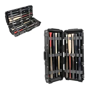 Hard Verzegelde Waterdichte Plastic Baseball En Bat Case Met Eva Foam Hard Gun Case