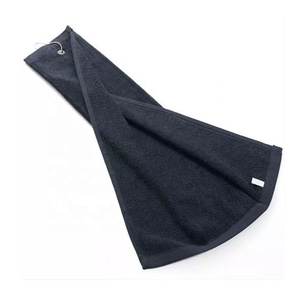 <span class=keywords><strong>Serviette</strong></span> de sport SHIQI 100% coton <span class=keywords><strong>serviette</strong></span> de <span class=keywords><strong>golf</strong></span> à crochet personnalisé avec logo brodé porte-clés - Product Image 3