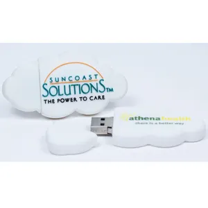 Custom Logo Cloud Shape Usb 3.0 Pormo Usb Flash Memory