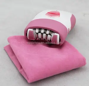 ピンクの電気コードレス脱毛器