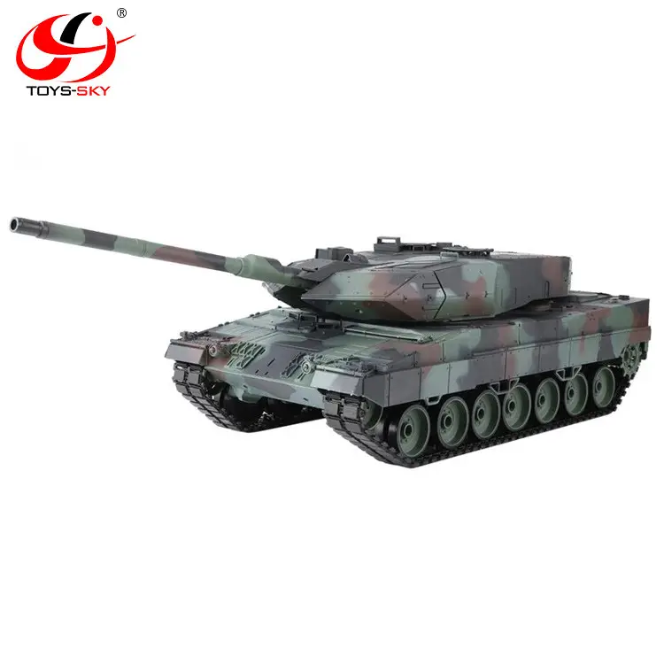 핫 세일 Heng Long 889-1 1/16 스케일 2.4GHz 시뮬레이션 모델 레오파드 2A6 RC 탱크 장난감