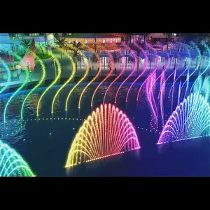 LED 빛 큰 분수 정원/공원/호텔 춤 분수