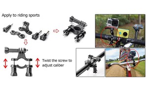 Macchina Fotografica di Azione della fabbrica Kit di Accessori 50 in 1 per Gopros <span class=keywords><strong>Go</strong></span> <span class=keywords><strong>Pro</strong></span> HD Heros 7 6 5 4 3 3 + 2 SJ5000 - Product Image 4