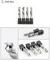 BFL超硬カッター上下木工圧縮ルータービットCNCウッドエンドミル切削工具Frez
