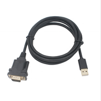 Cable USB 2.0 a Puerto Serie RS232 DB9 Hembra para Impresora y Escáner de Código de Barras con Carga Rápida