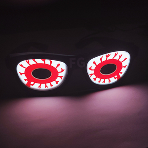 Gafas LED de Fiesta con Panel EL de PVC, Iluminación con Efecto Ecualizador, Novedad - Product Image 3