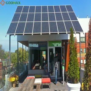 智能设计汽车屋顶支架安装 100kva 太阳能发电系统价格的 carport 100kw 太阳能电池板
