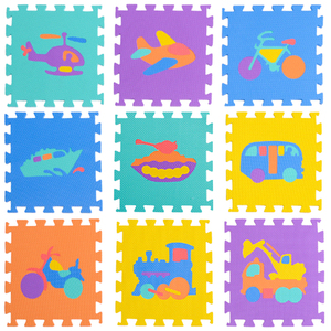 Tapis <span class=keywords><strong>de</strong></span> sol en mousse à emboîtement, tapis <span class=keywords><strong>de</strong></span> puzzle en EVA, EVA écologique pour enfants, 10 feuilles/paquet, 6 paquets/carton ou sur mesure - Product Image 3