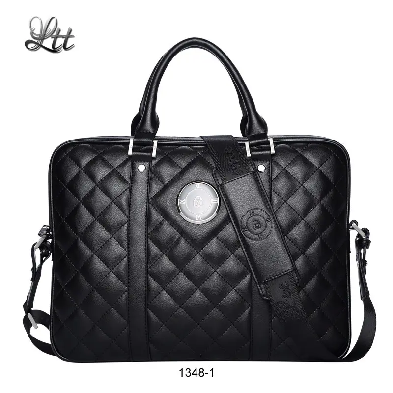 LTT1348-1 genuine leather briefcase / leather briefcase / mens briefcase