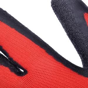 Gants en <span class=keywords><strong>Latex</strong></span> texturé, avec revêtement en <span class=keywords><strong>Nylon</strong></span> rouge, <span class=keywords><strong>13G</strong></span>, pour la Construction, offre spéciale, - Product Image 5