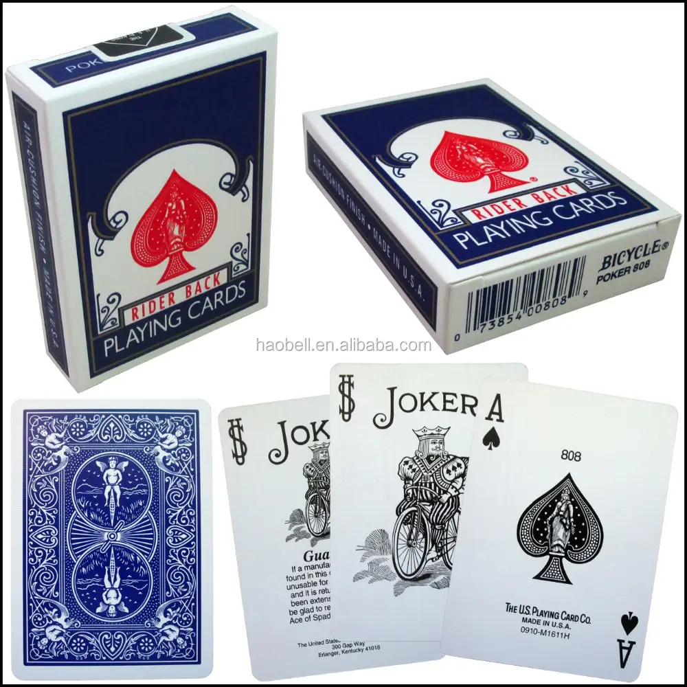 Top quality line finished gambling club paper poker playing cards