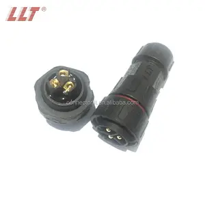 IP67 M25 3pin Vít Cố Định Bảng Điều Khiển Phía Sau Nữ An Toàn Không Thấm Nước Kết Nối