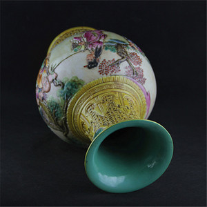 Vases en céramique de la <span class=keywords><strong>dynastie</strong></span> <span class=keywords><strong>qing</strong></span> antique, sculptées à la main, avec longue marque qian, inspiré de la <span class=keywords><strong>dynastie</strong></span> chinoise <span class=keywords><strong>qing</strong></span> - Product Image 4